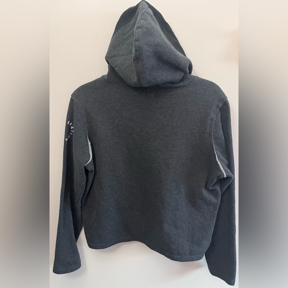 BCBGeneration Charcoal Gray Hoodie - Picture 3 of 8